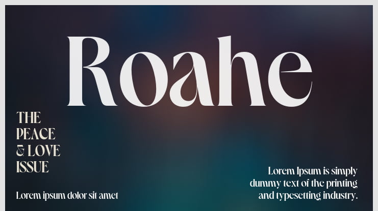 Roahe Font