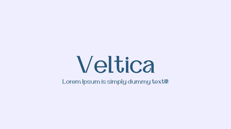 Veltica Font Family