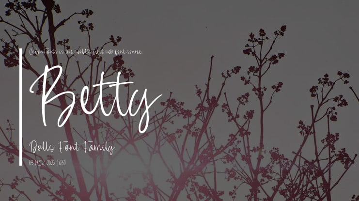 Betty Dolls Font