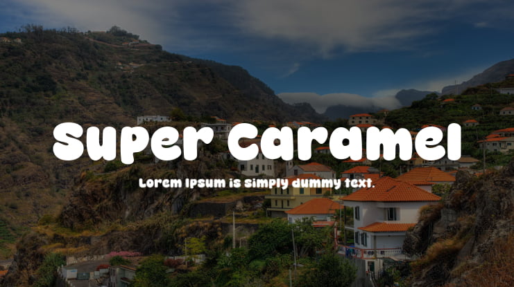 Super Caramel Font