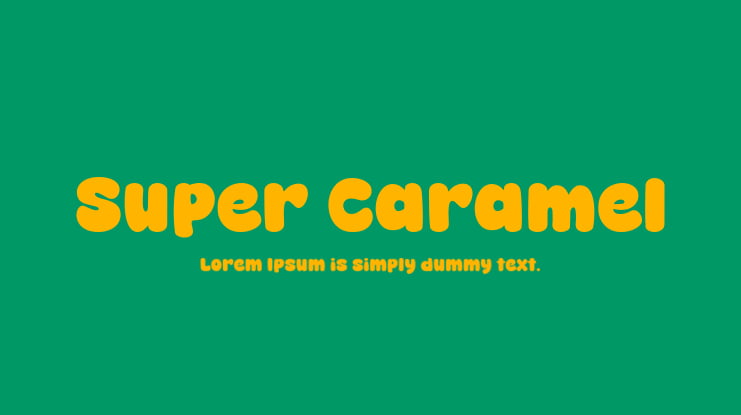 Super Caramel Font