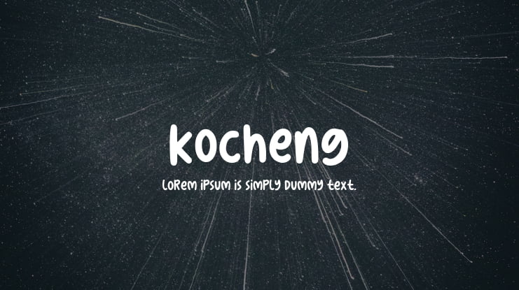 Kocheng Font