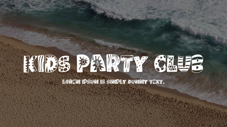 Kids Party Club Font