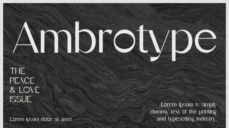 Ambrotype Font