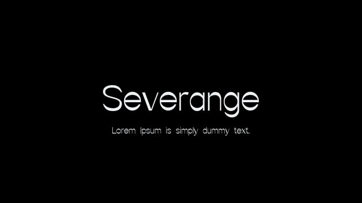 Severange Font