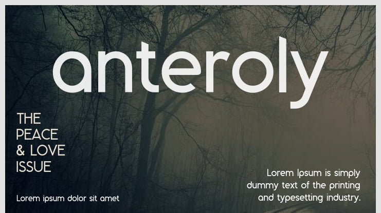 anteroly Font