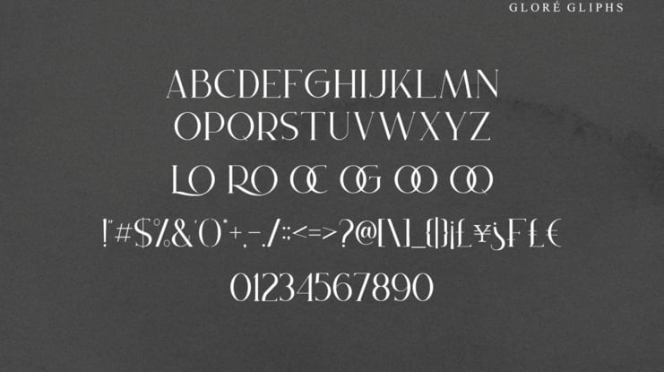 Glore Font