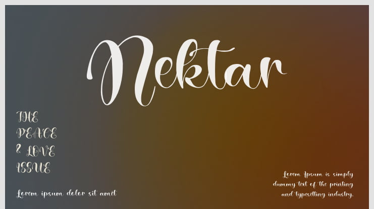 Nektar Font