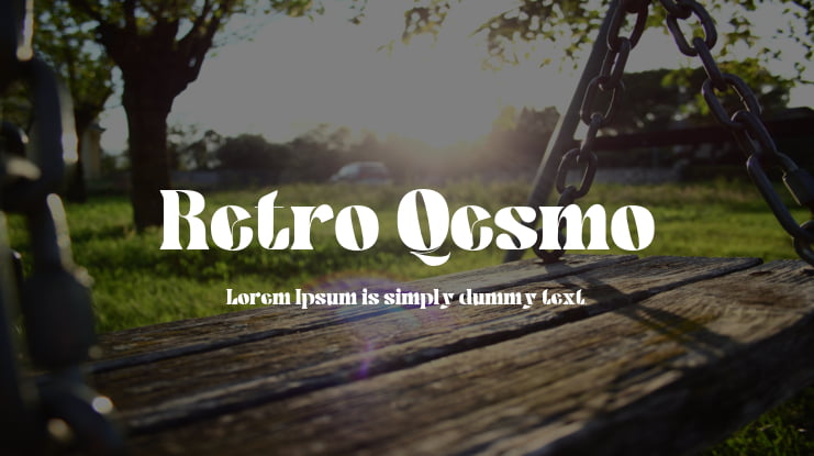 Retro Qesmo Font