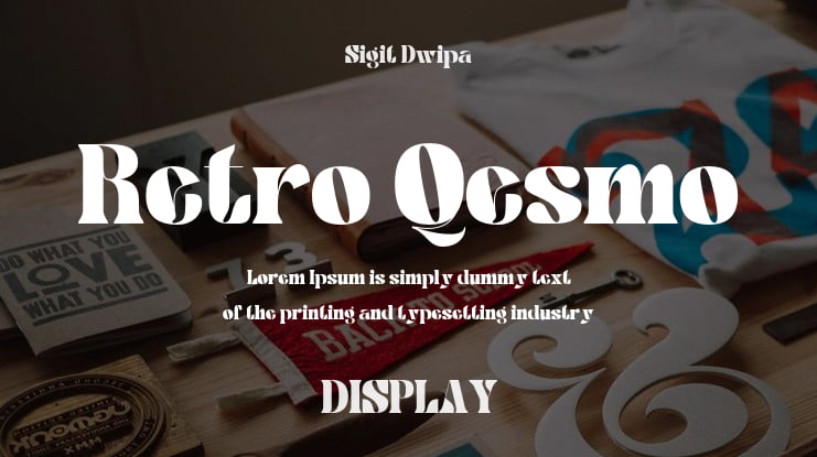 Retro Qesmo Font