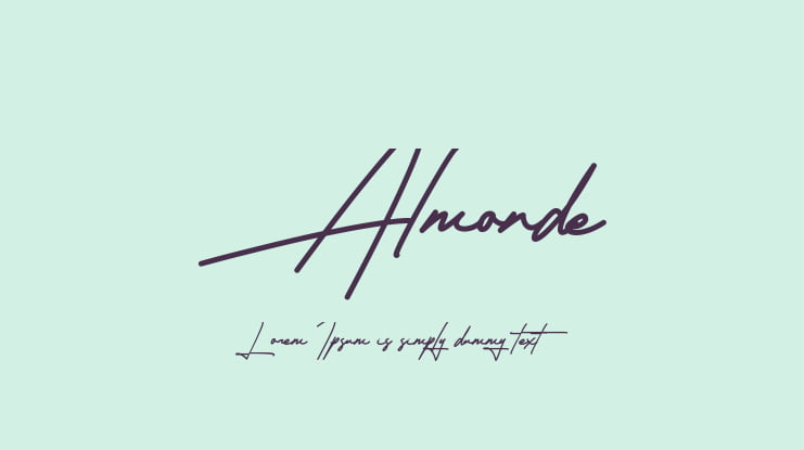 Almonde Font