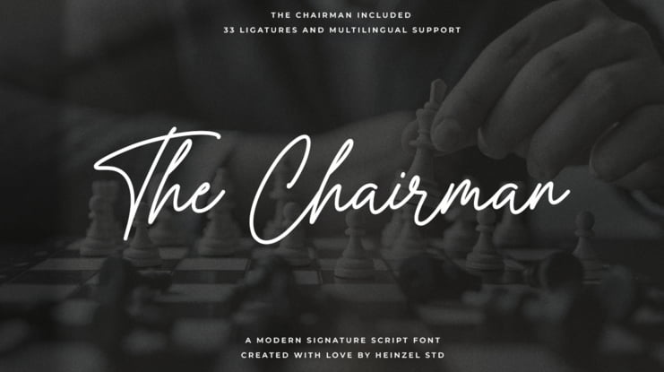 The Chairman Font