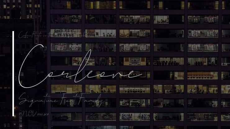 Corleone Signature Font