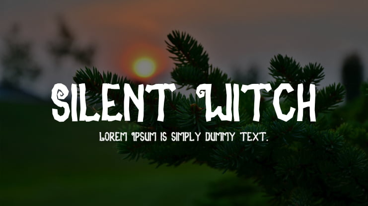 Silent Witch Font