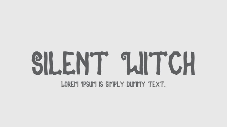 Silent Witch Font