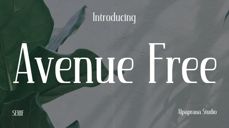 Avenue Free Font