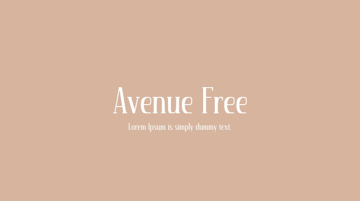 Avenue Free Font