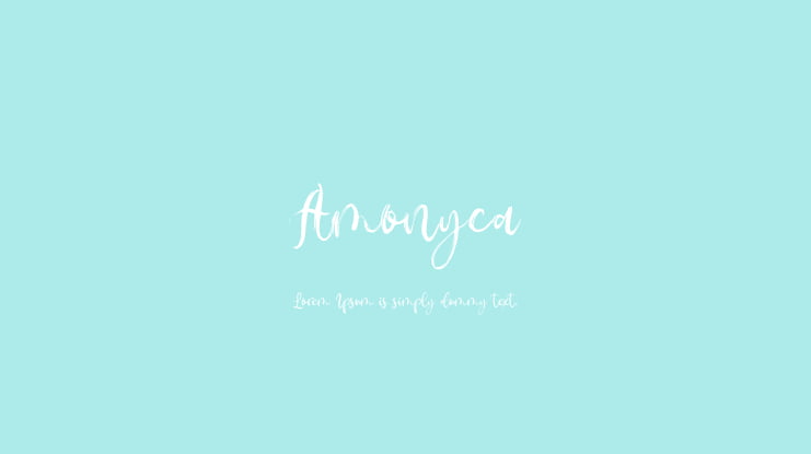 Amonyca Font