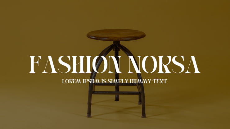 Fashion Norsa Font