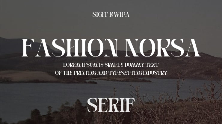 Fashion Norsa Font