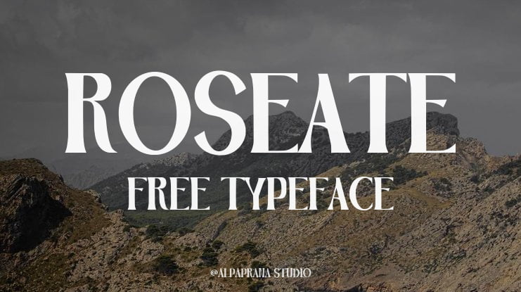 Roseate Free Font