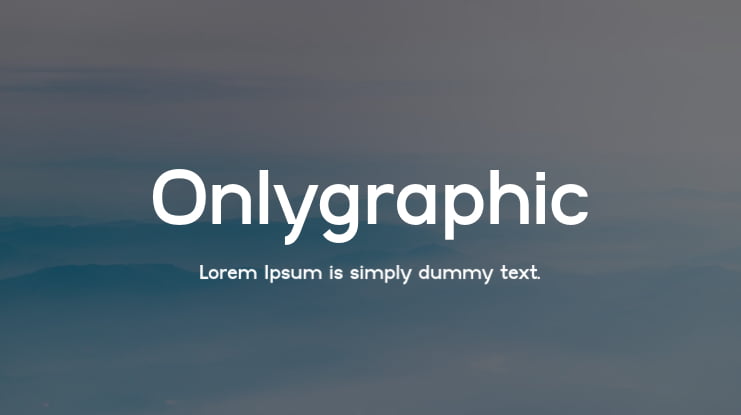 Onlygraphic Font Family