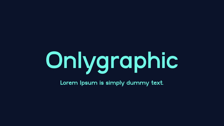 Onlygraphic Font Family