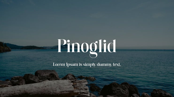 Pinoglid Font Family