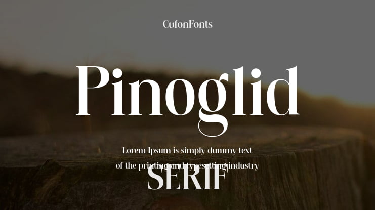 Pinoglid Font Family