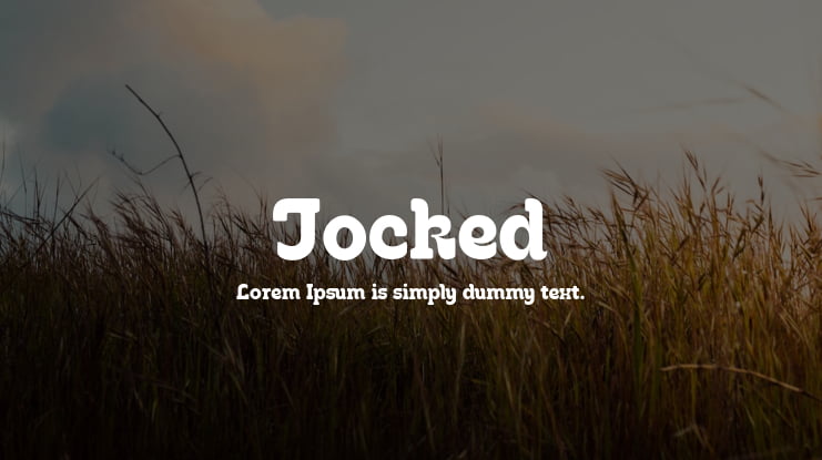 Jocked Font Family