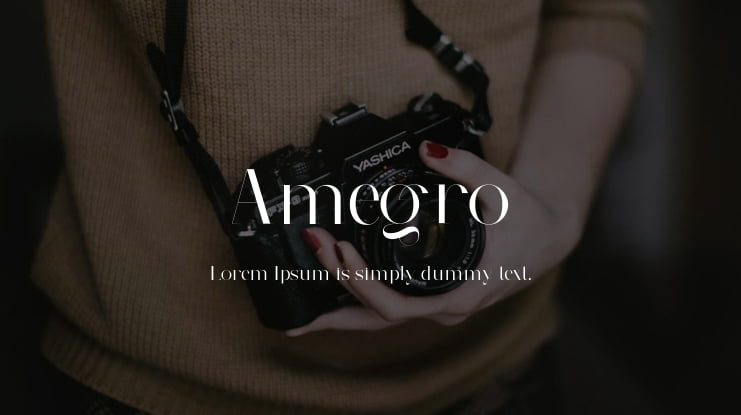 Amegro Font