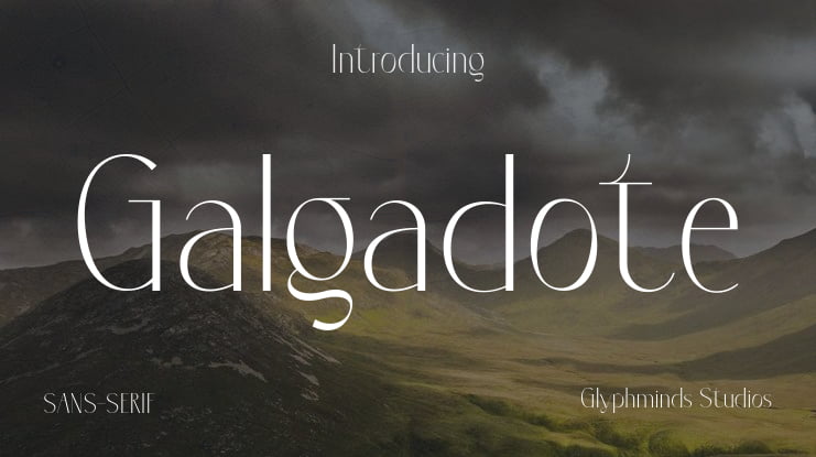 Galgadote Font