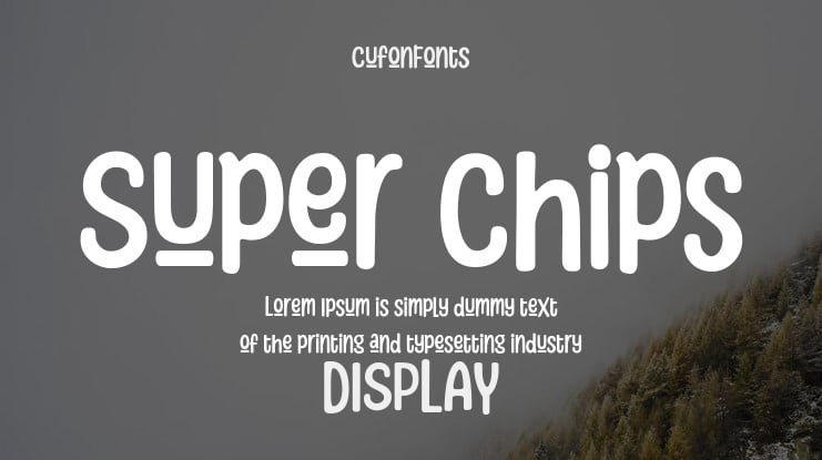 Super Chips Font