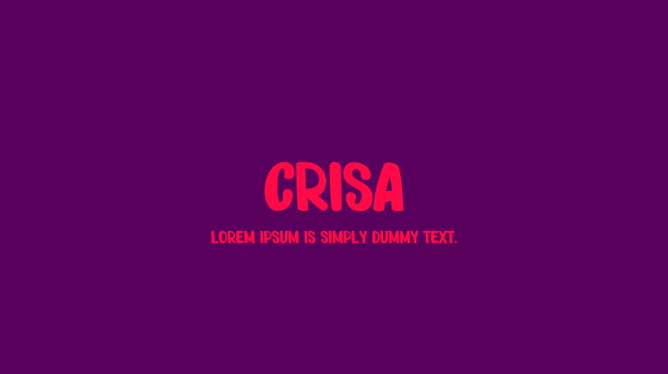 Crisa Font