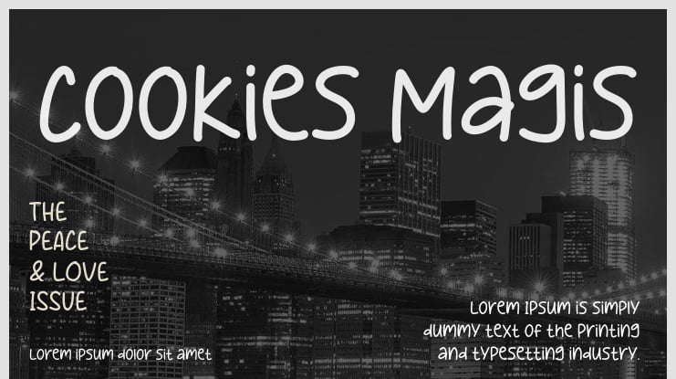 Cookies Magis Font