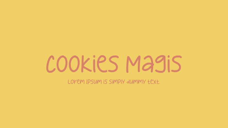 Cookies Magis Font