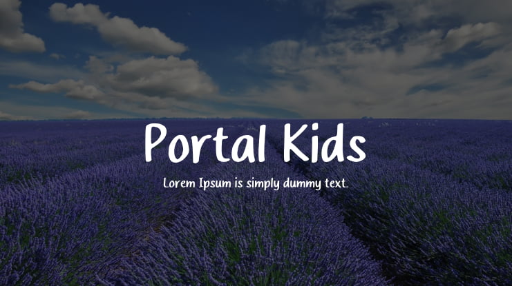 Portal Kids Font