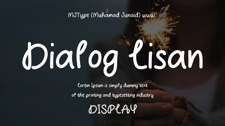 Dialog Lisan Font