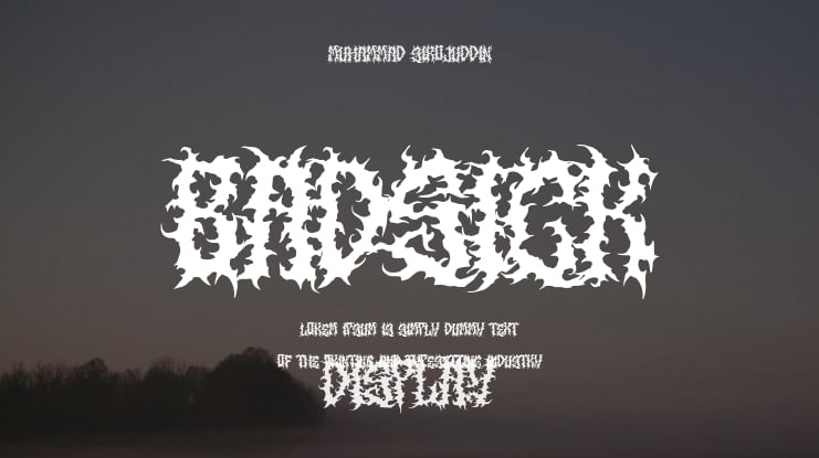 Badsick Font