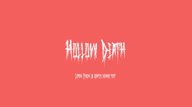 Hollow Death Font