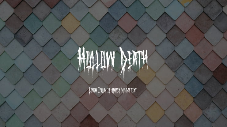 Hollow Death Font