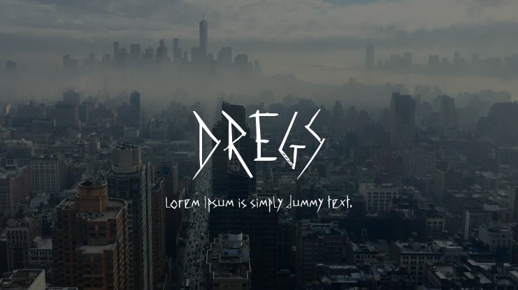 DREGS Font