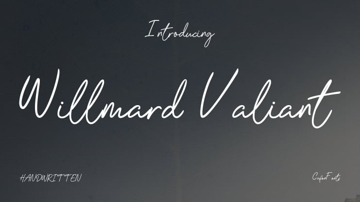 Willmard Valiant Font