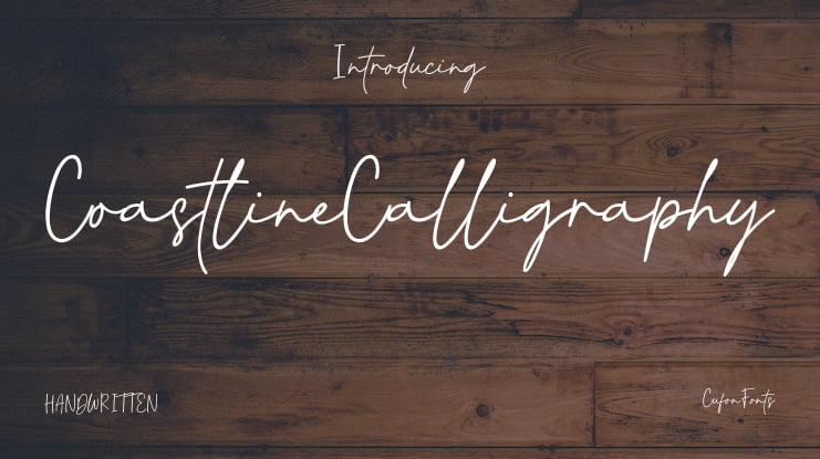 CoastlineCalligraphy Font