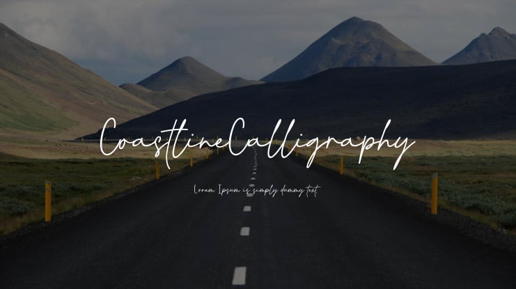 CoastlineCalligraphy Font