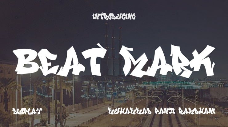 Beat Mark Font