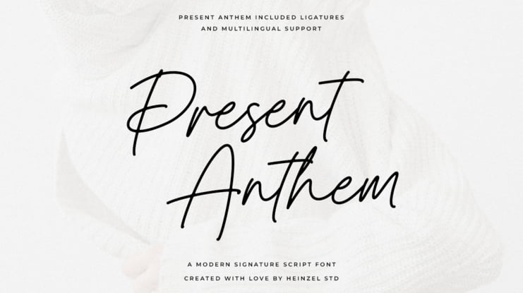 Present Anthem Font