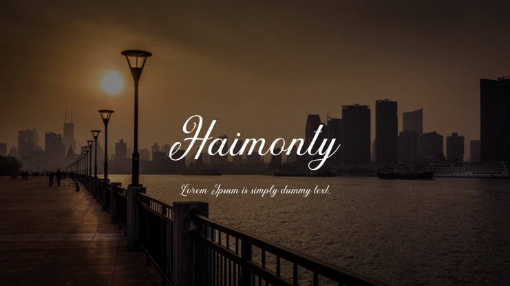 Haimonty Font