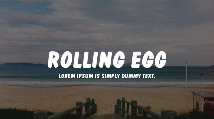 Rolling Egg Font