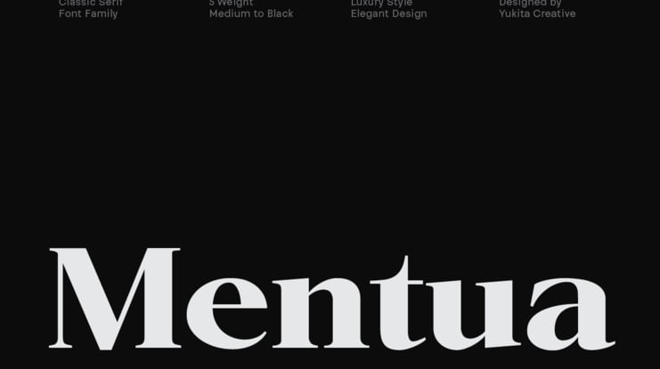 Mentua Font Family